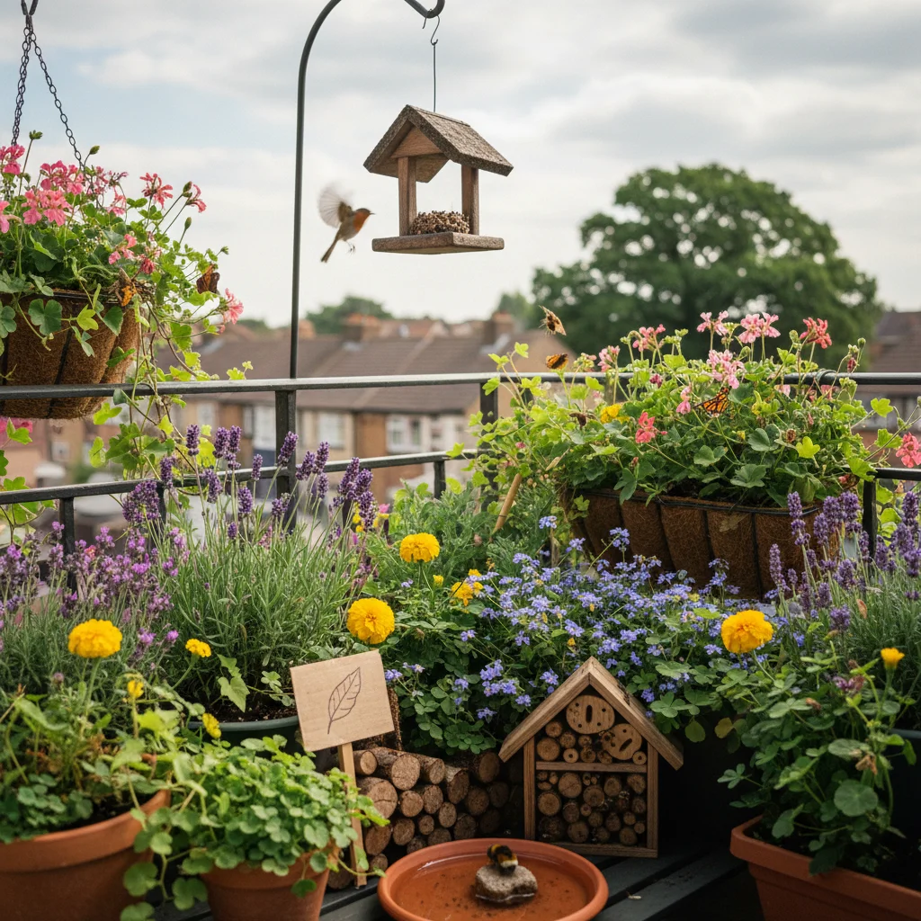 Why your balcony matters for nature – Wildlife Garden on a Balcony Small Space Solutions