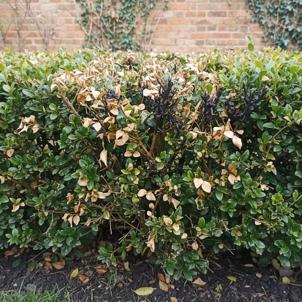 Spotting the signs of infection – Box Blight SOS: How to Save Your Box Hedging