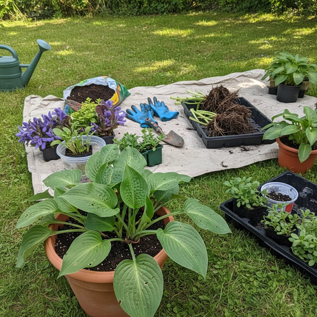 Never Buy Hostas Again Dividing Perennials Like a Pro – featured image