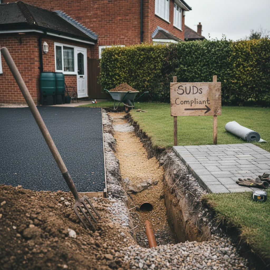 Understanding drainage and regulations – Driveways in the UK tarmac, resin, gravel, and block paving