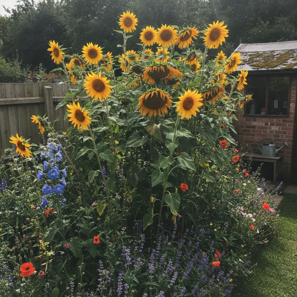 Sunflowers for instant height and joy – The Easiest Flowers to Grow in Your UK Garden