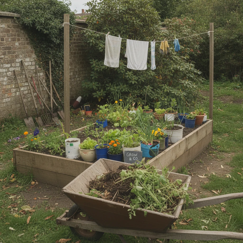Work with what you have – Design a Dreamy Garden on a Budget UK Edition