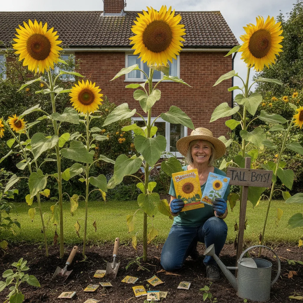 Choose the right seeds for giant results – The Simple Way to Grow Sunflowers Taller Than Your House