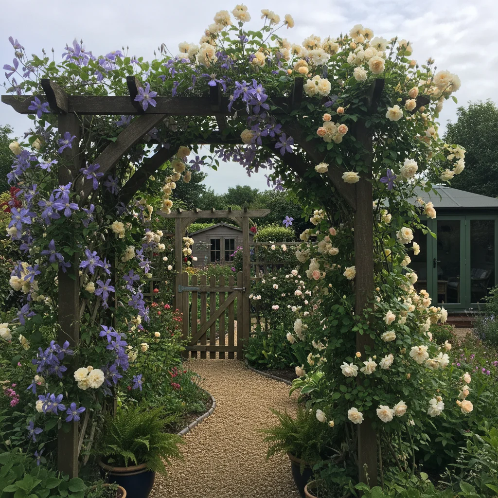 Creating Vertical Interest with Pergolas – Pergolas, gates, sheds, and garden rooms