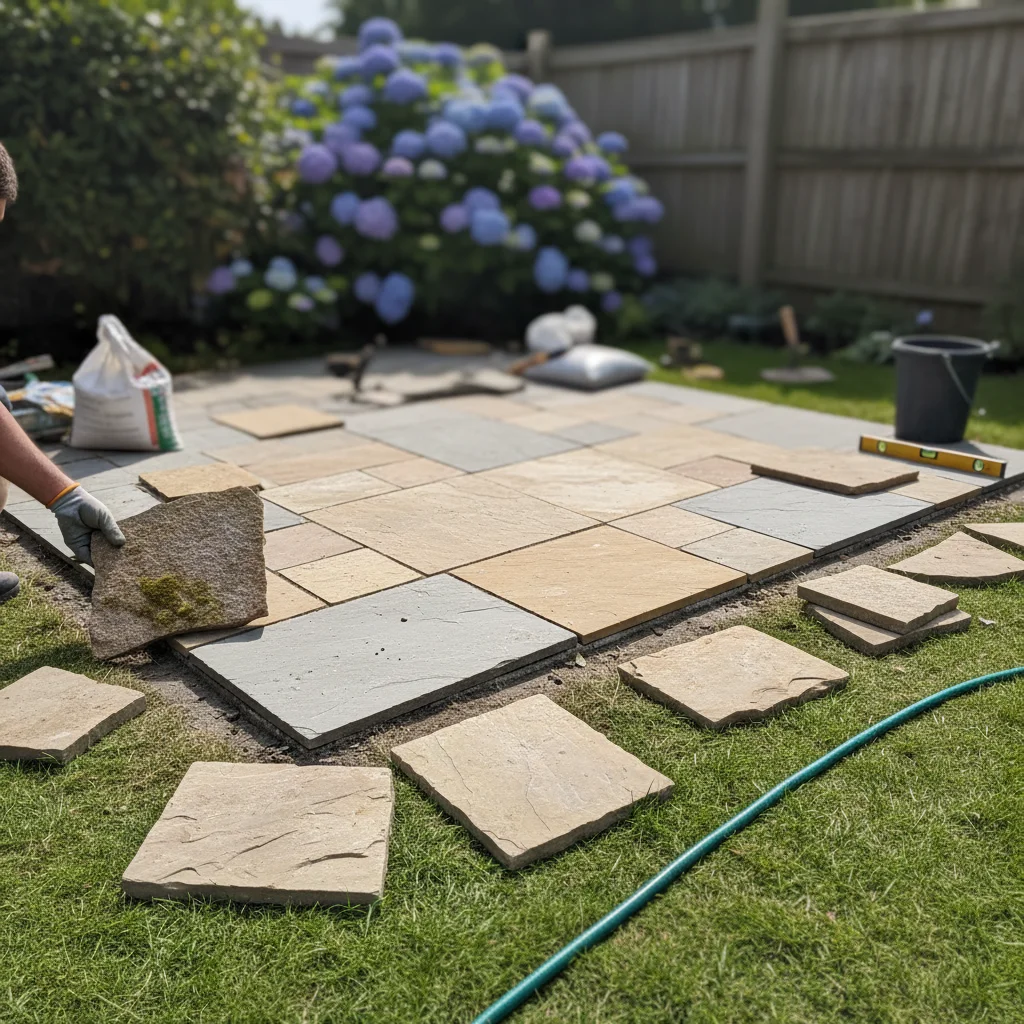Patios and paving materials, drainage, and hiring a pro – featured image