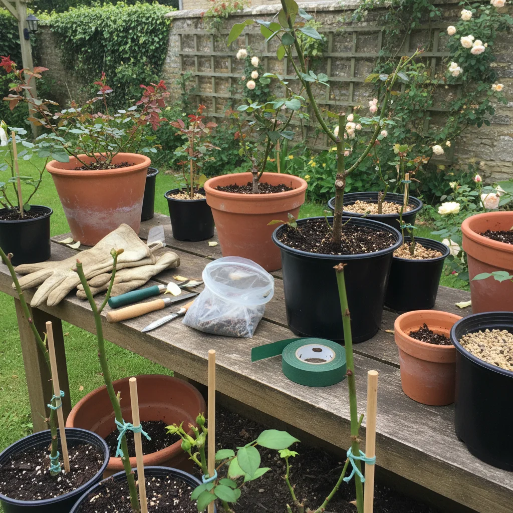 Propagating Roses Budding &amp; Grafting for the UK Gardener – featured image