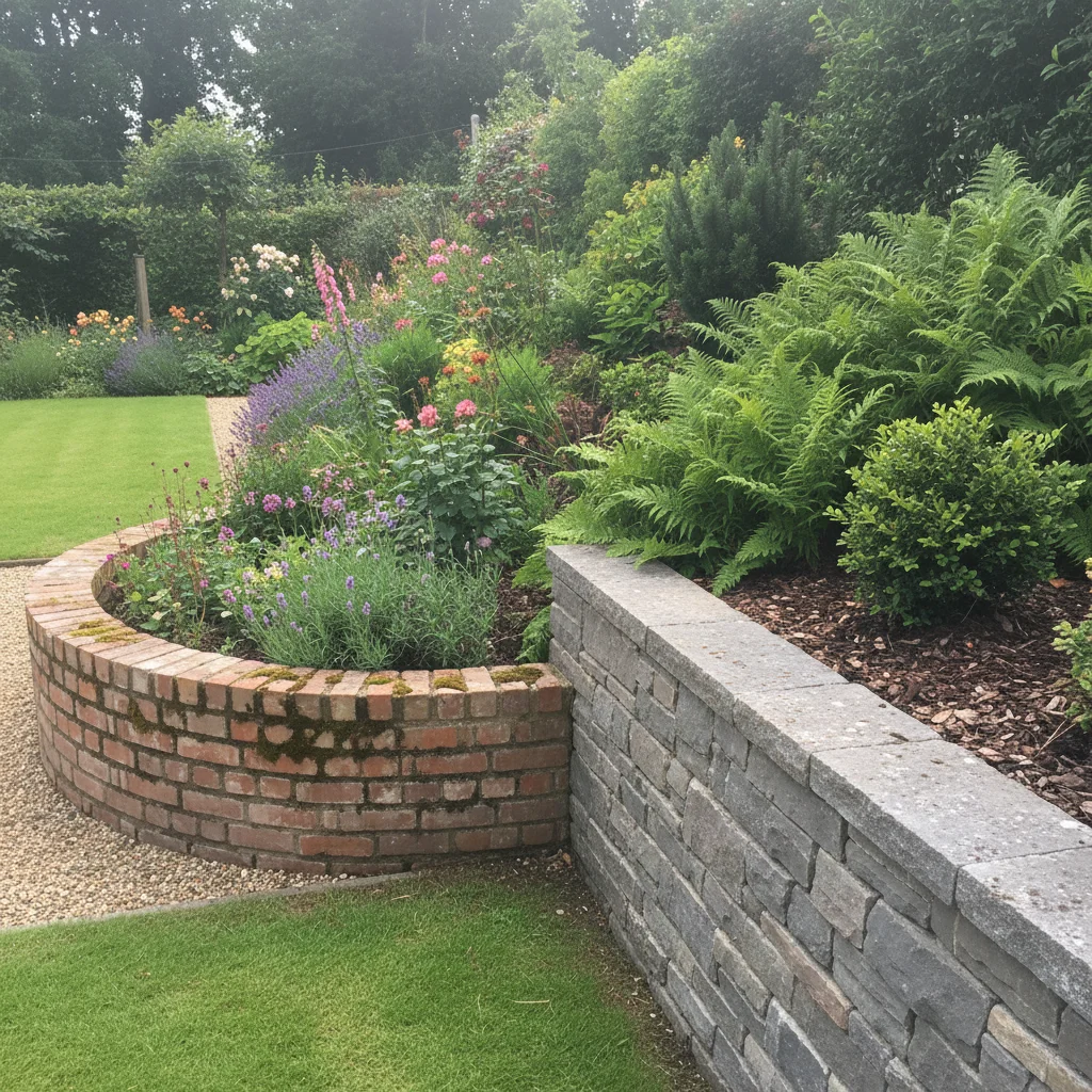 The difference between decorative and retaining walls – Retaining walls and garden walls structure and stability