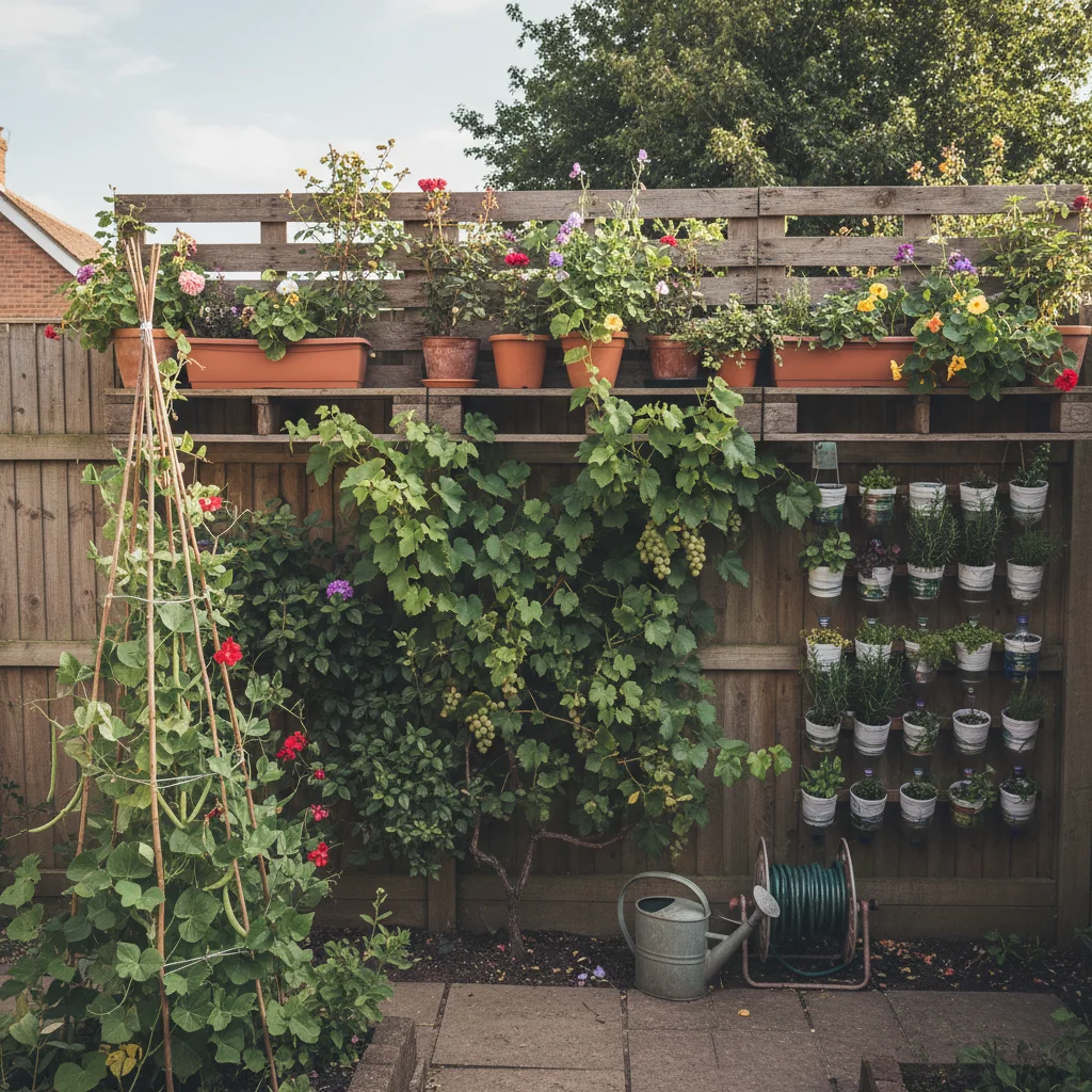 Use Every Inch of Vertical Space – Make Your Tiny Garden Feel Twice the Size