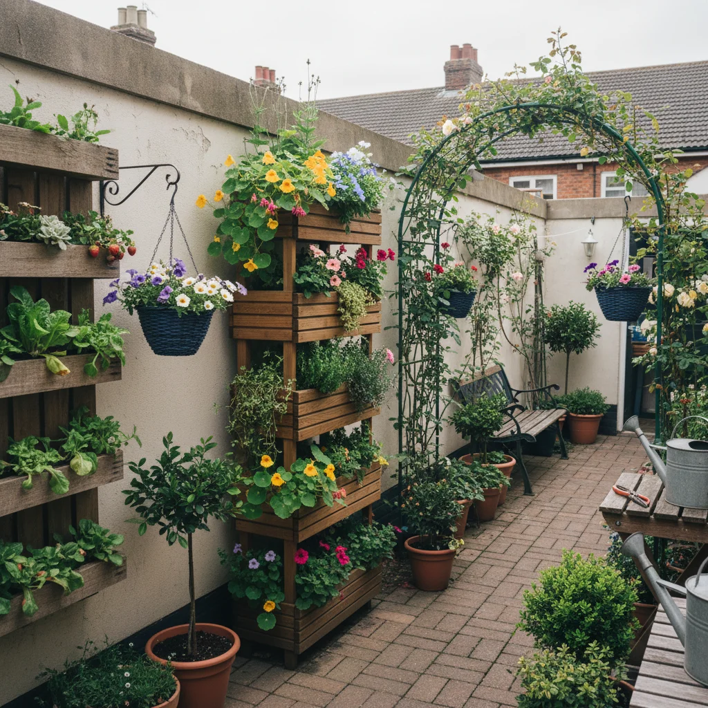 Think Upwards Not Outwards – Small Garden, Big Impact Clever Space Saving Ideas