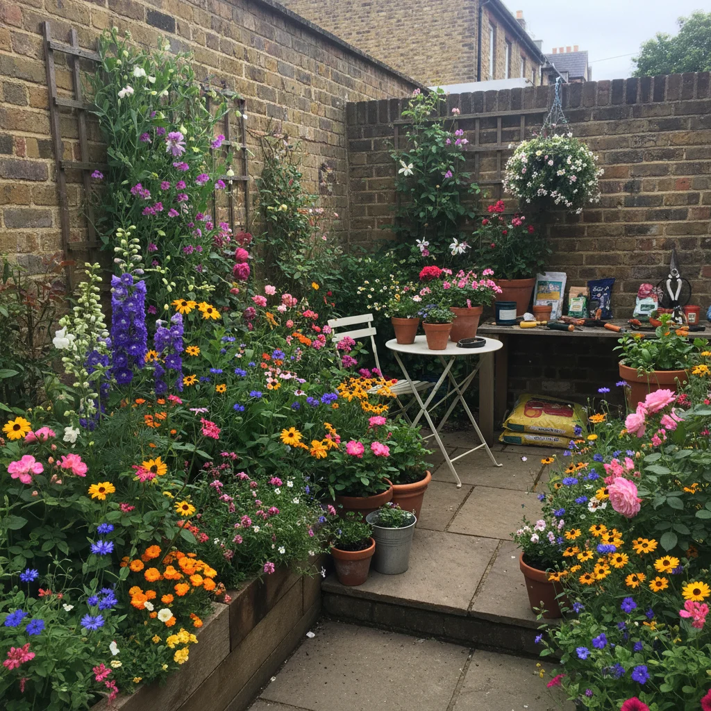 Making Every Inch Count in Small Gardens – Grow Vibrant Summer Flowers in Your Small Garden