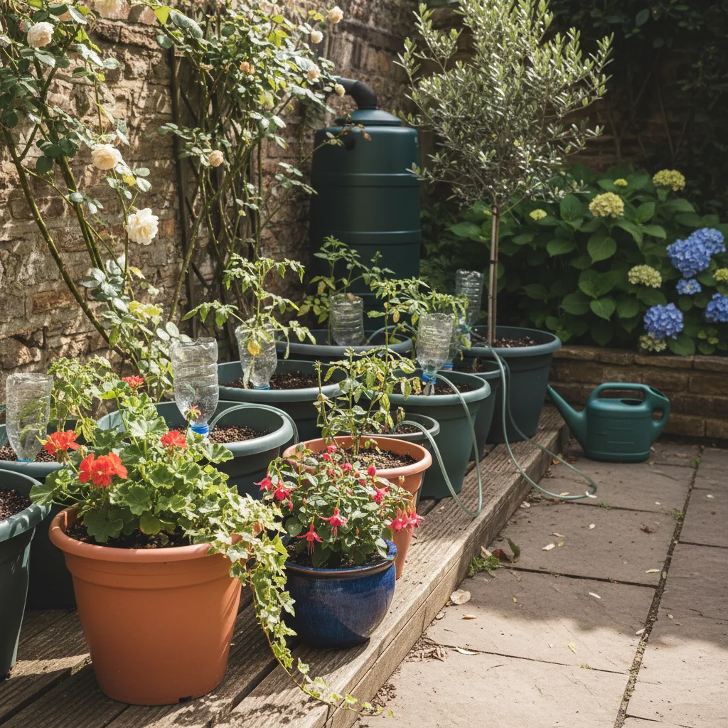 The Simple Way to Water Container Plants When Away – featured image