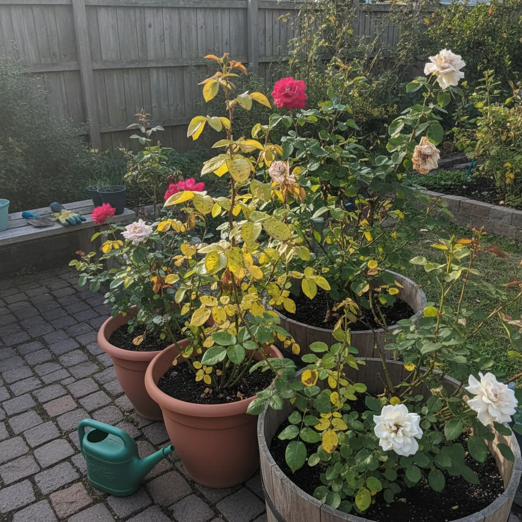 How to Fix Yellow Leaves on Your Roses – featured image